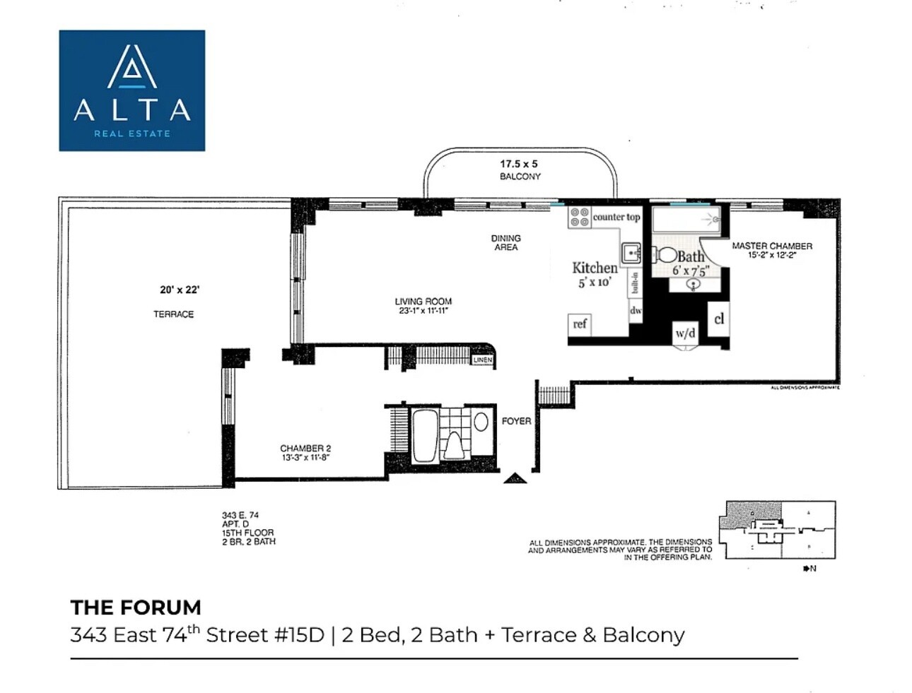 343 E 74TH Street 15D