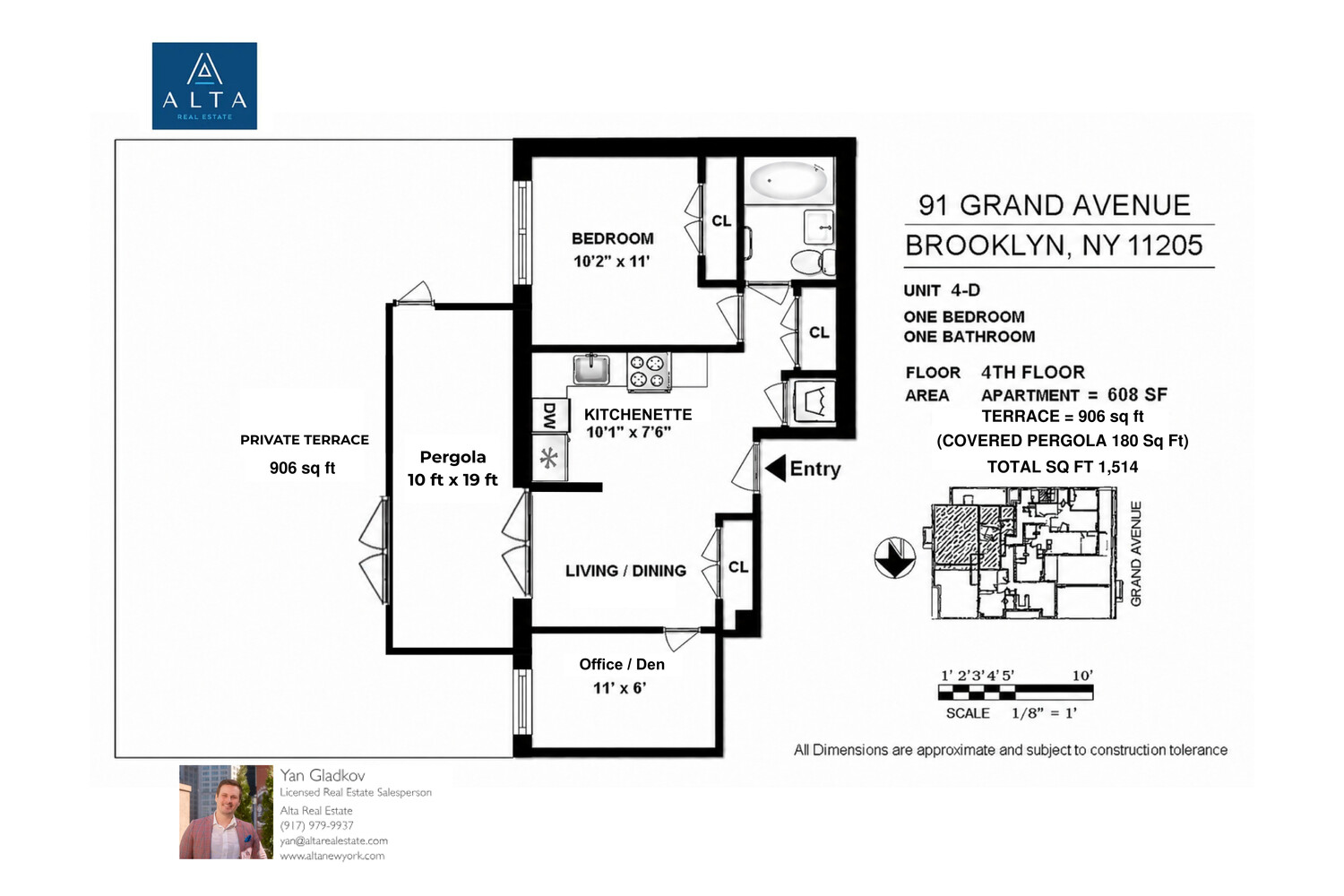 91 GRAND Avenue 4D