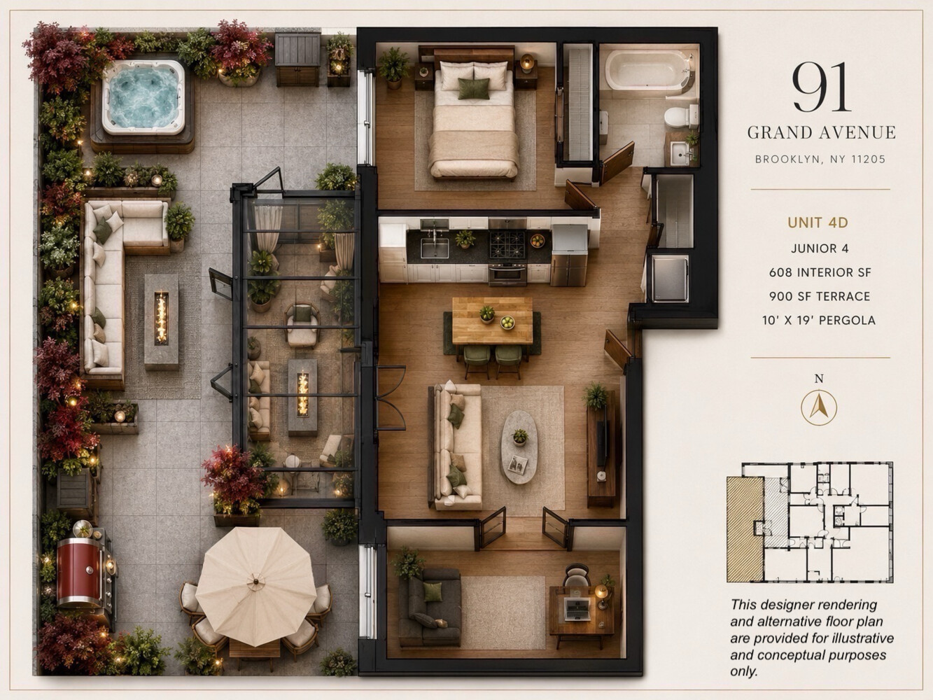 91 GRAND Avenue 4D