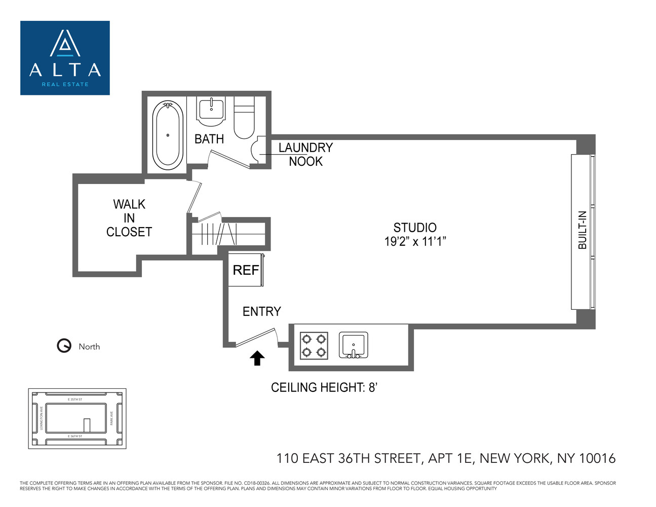 110 E 36TH Street 1E
