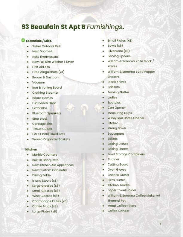 93 Beaufain Street # B