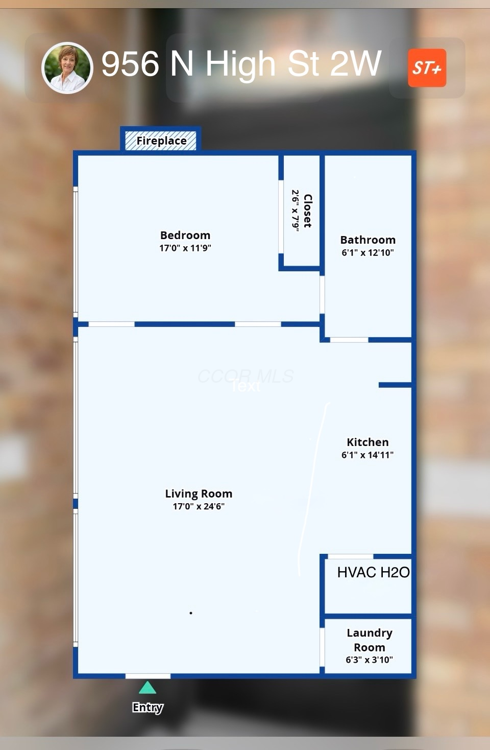 956 N High Street, Unit 2W