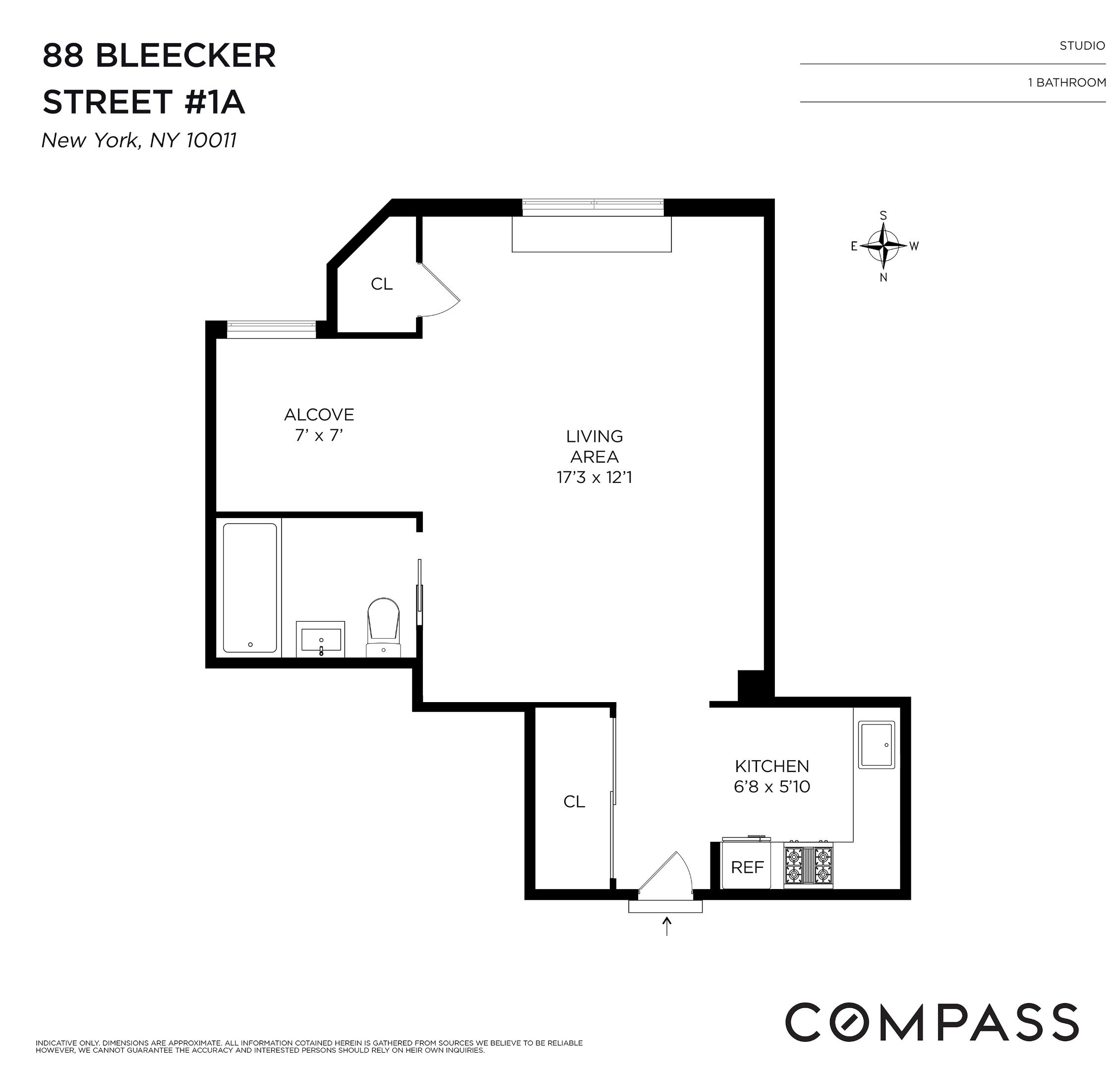 88 Bleecker Street 1A