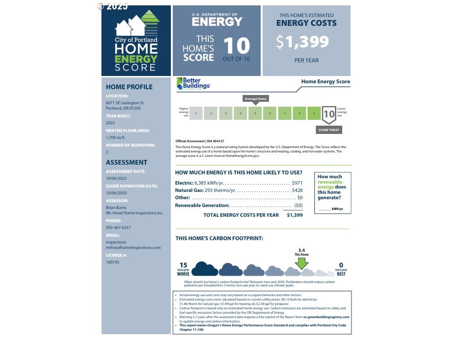 6071 SE LEXINGTON ST, Portland