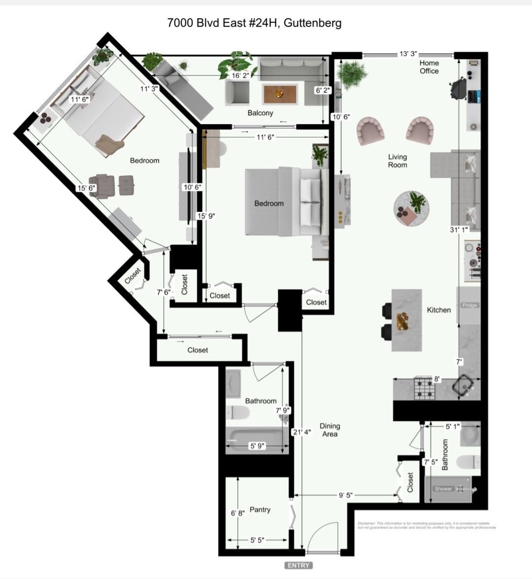 7002 BLVD EAST Unit 24H