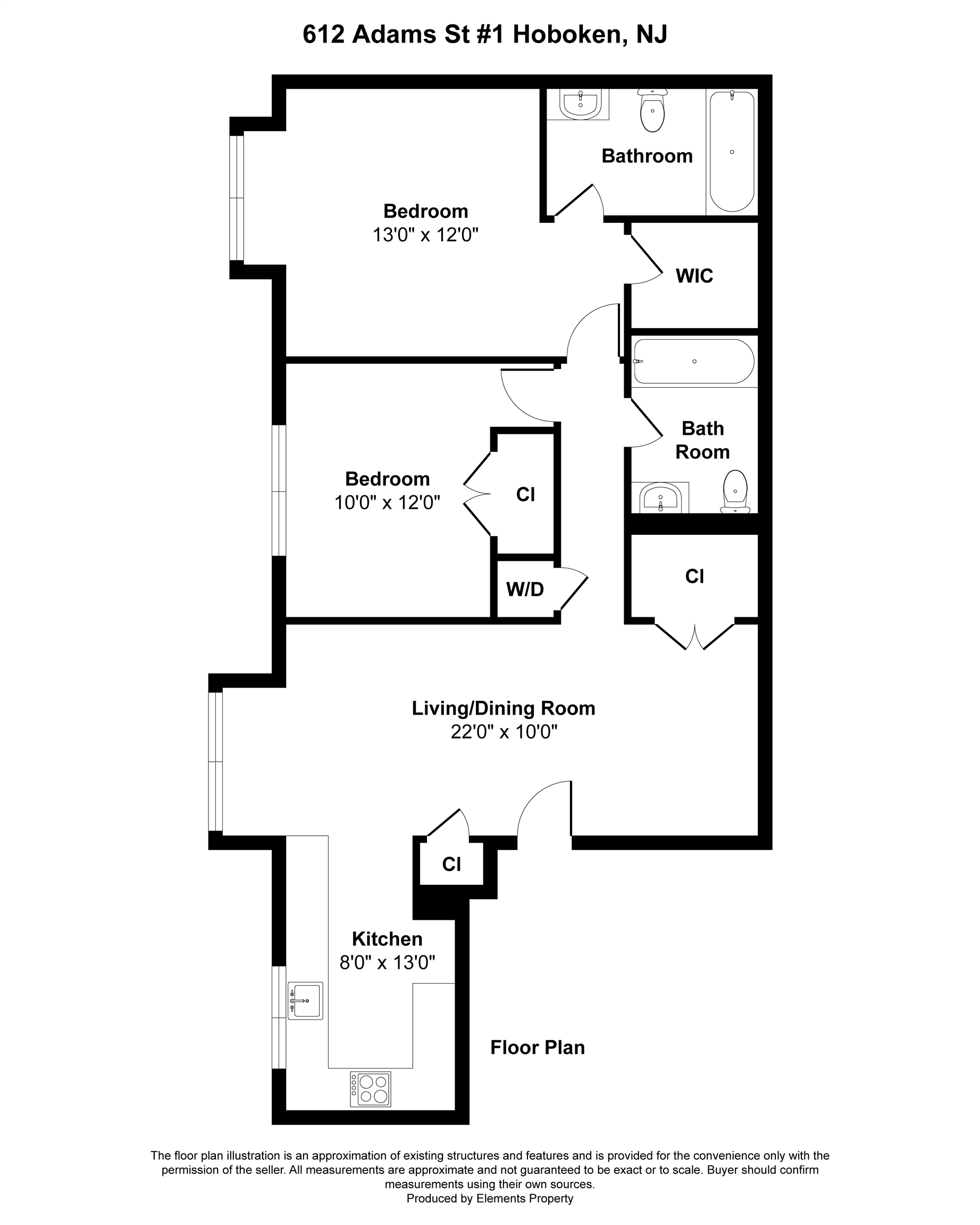 612 ADAMS ST Unit 1
