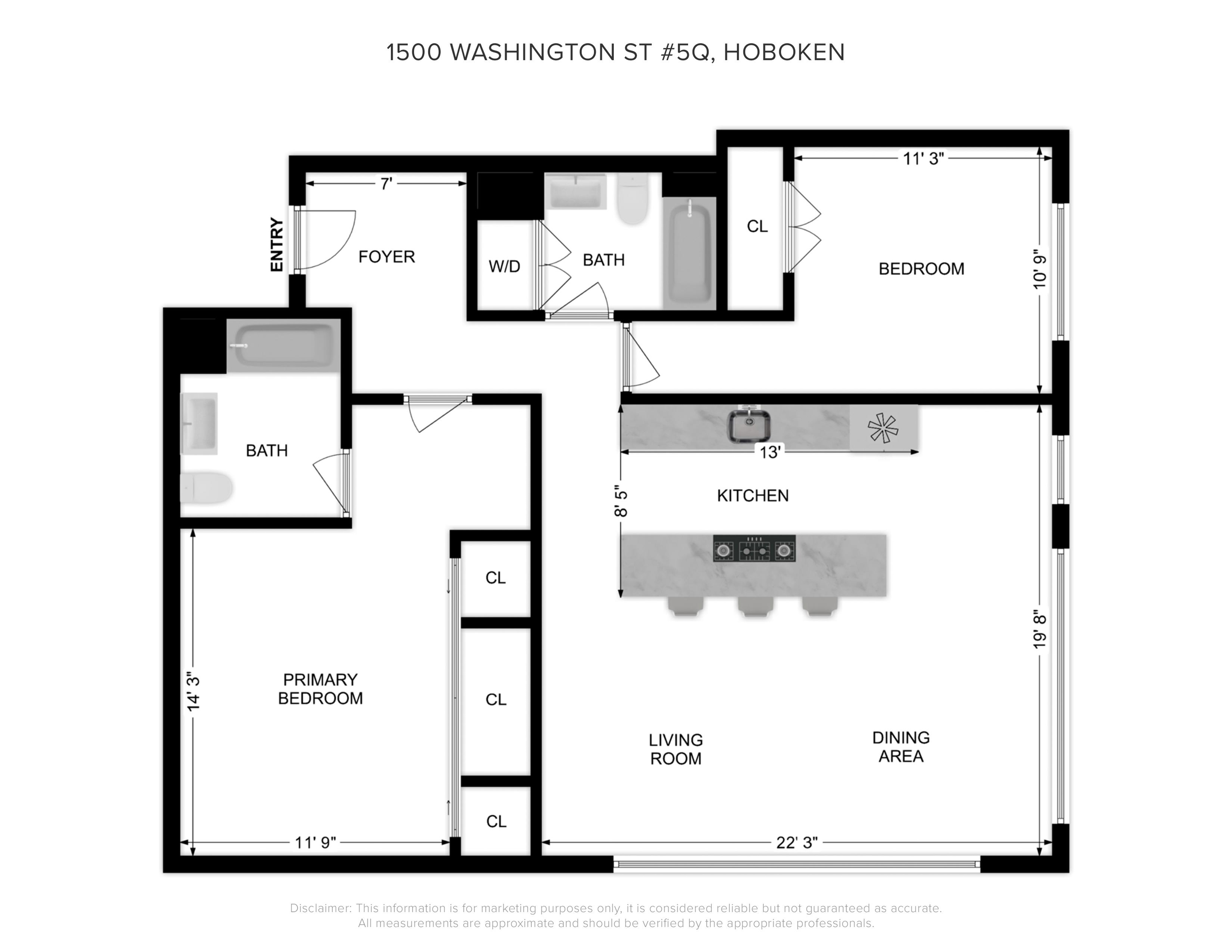 1500 WASHINGTON ST Unit: 5Q