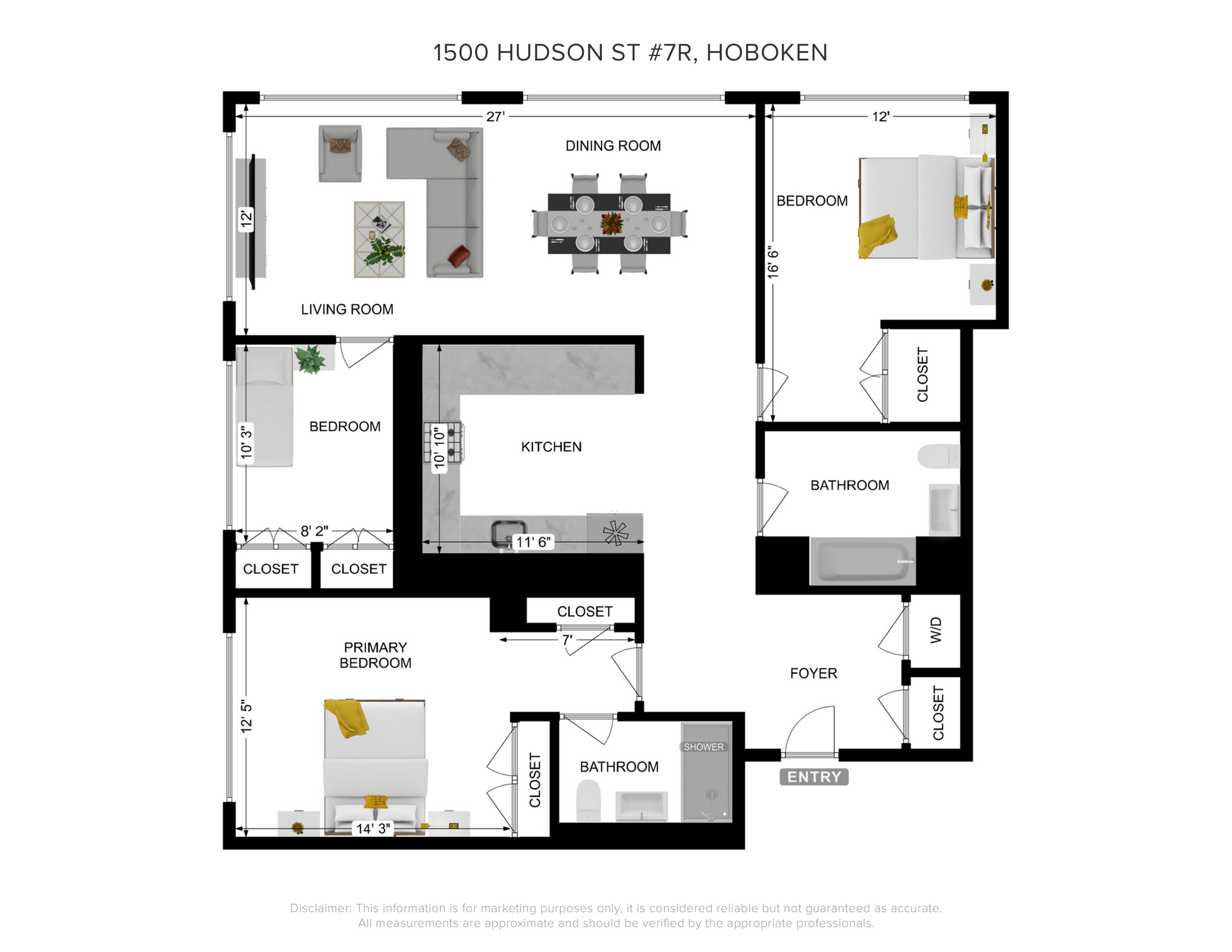 1500 HUDSON ST Unit: 7R