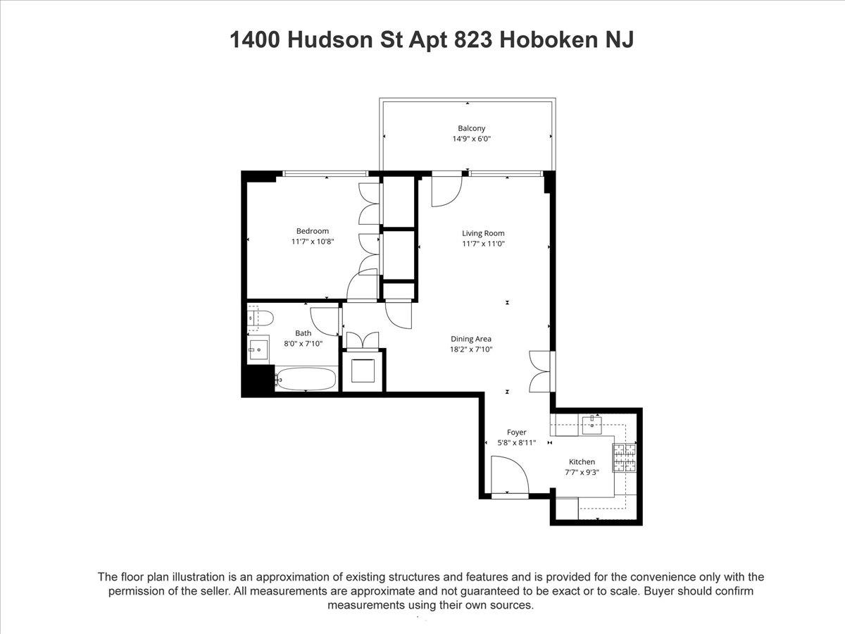 1400 HUDSON ST Unit: 823