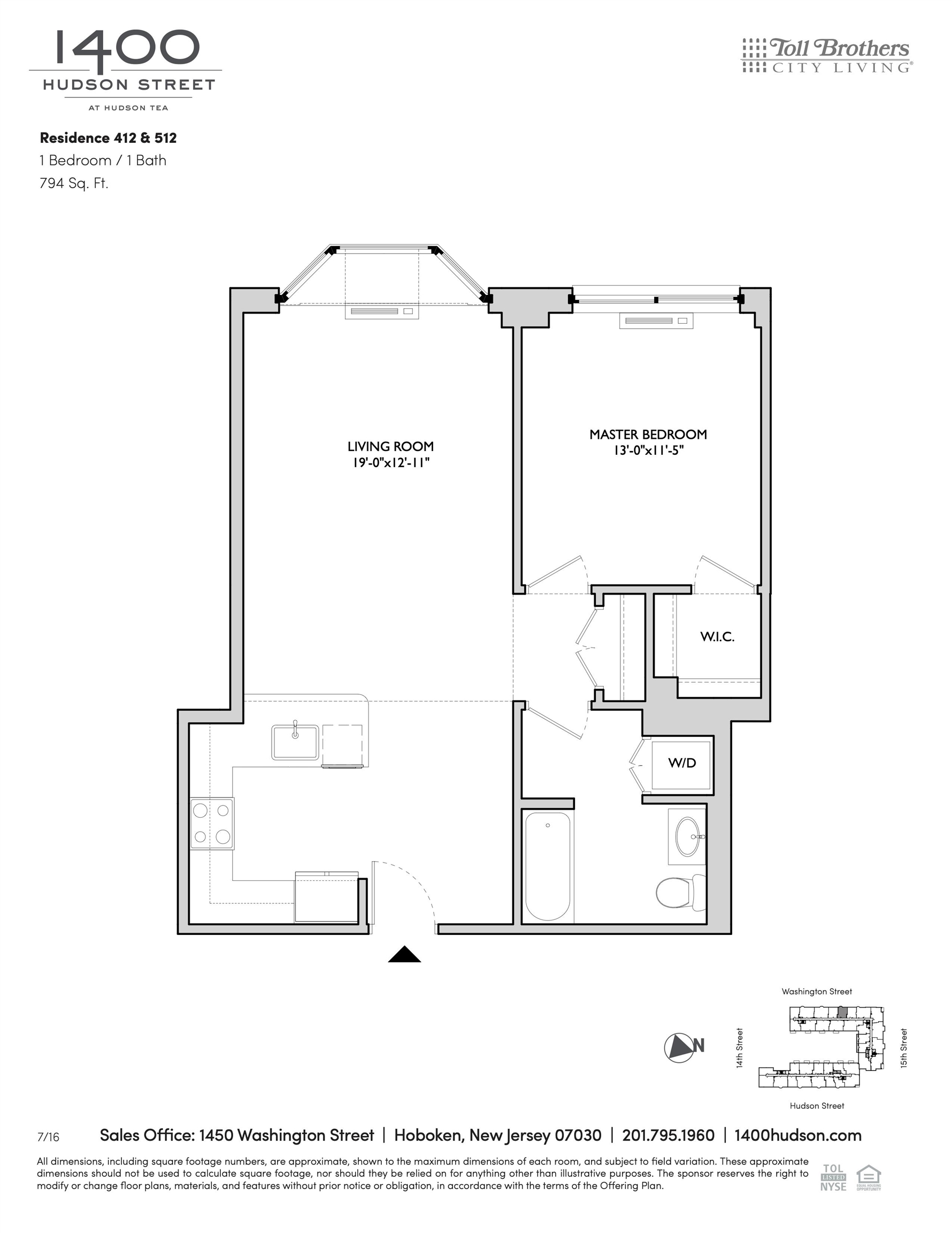 1400 HUDSON ST Unit: 412