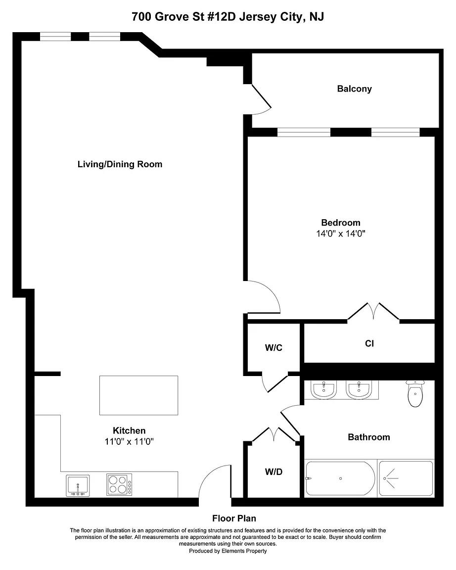 700 GROVE ST Unit: 1204