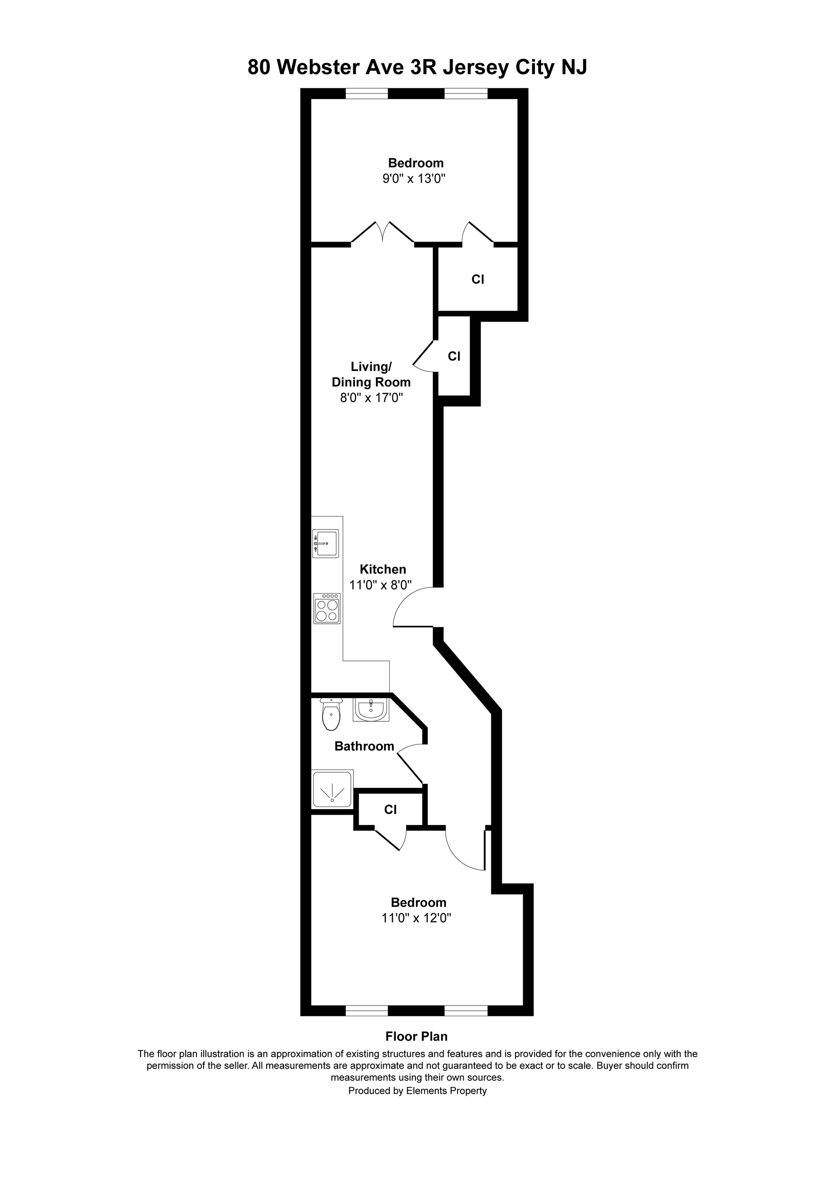 80 WEBSTER AVE Unit: 3R