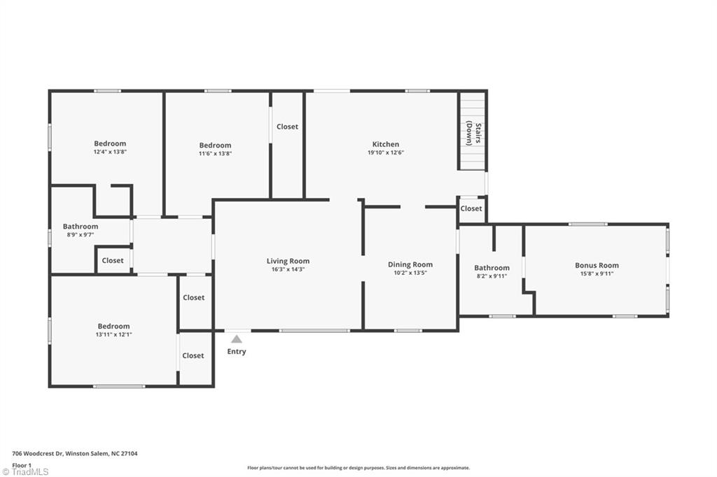 706 Woodcrest Drive, Winston-Salem