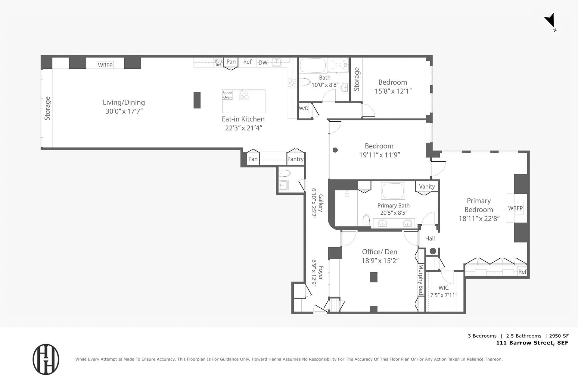 111 Barrow Street 8EF
