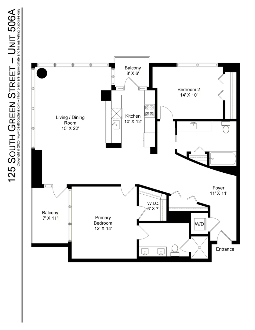 125 S Green Street Unit: 506A