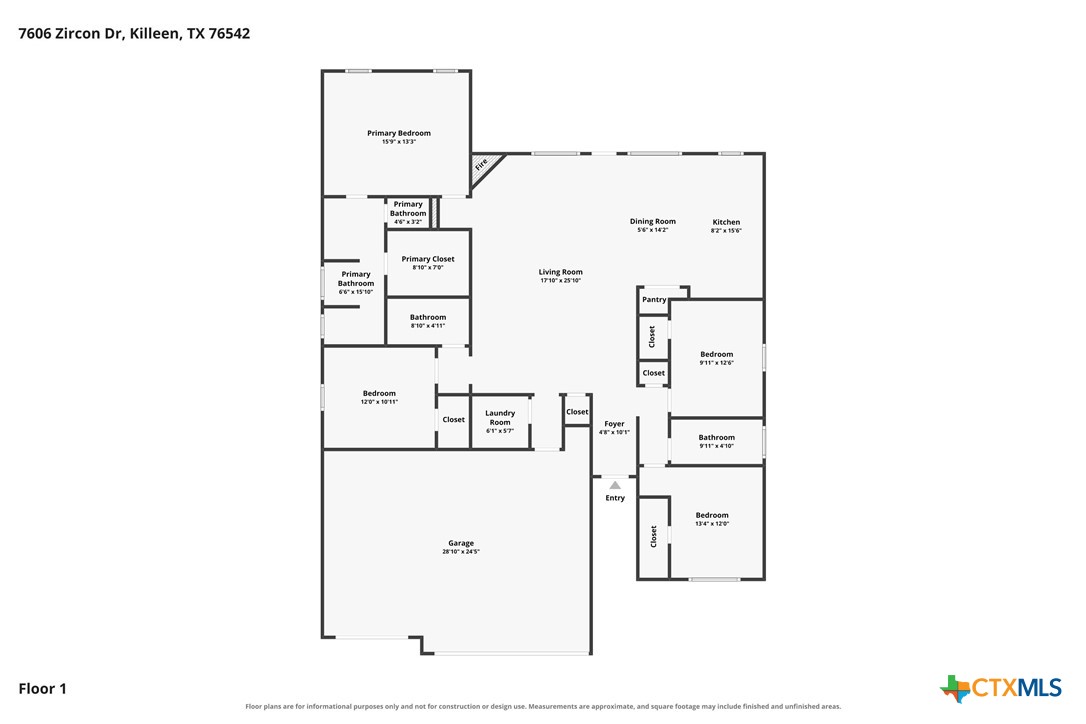 7606 Zircon Drive