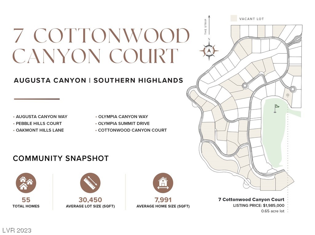 7 COTTONWOOD CANYON Court