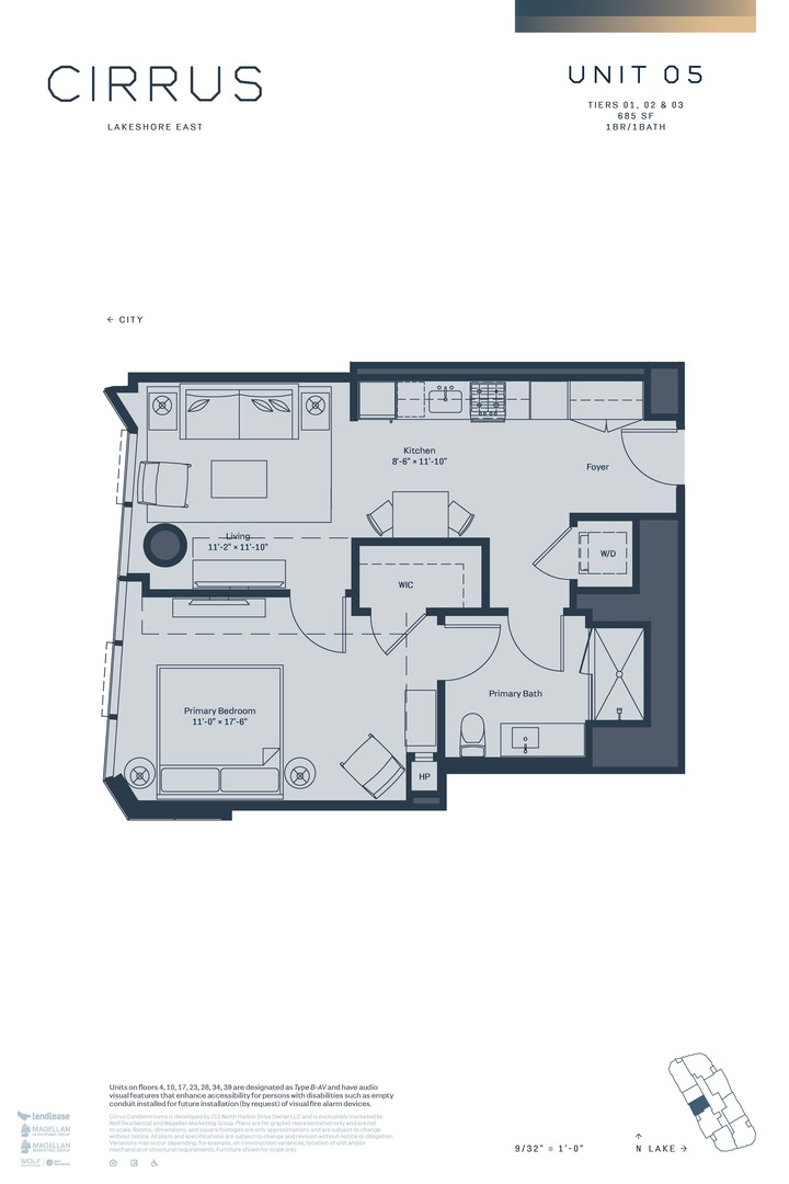 211 N Harbor Drive Unit: 2805