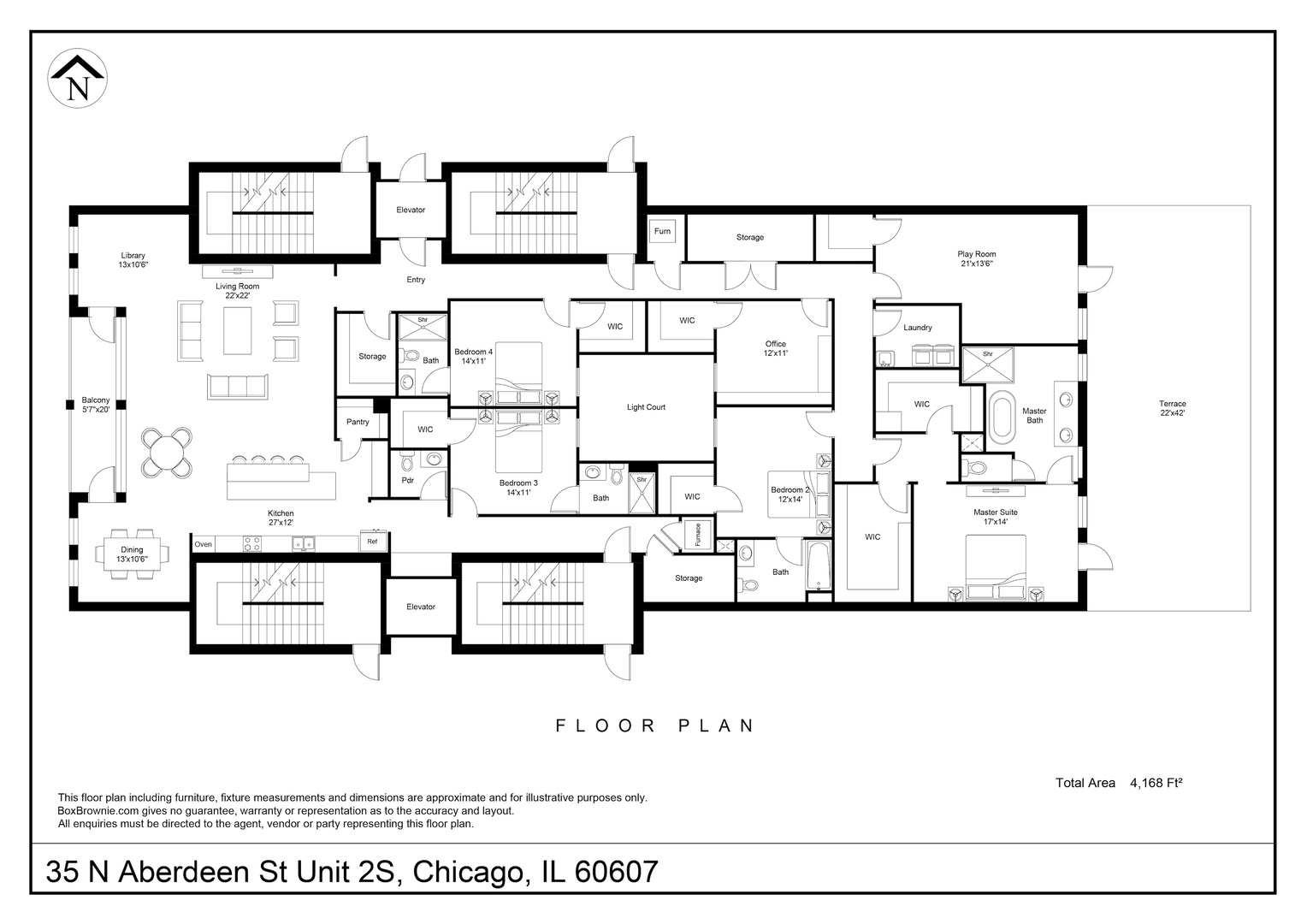35 N Aberdeen Street Unit: 2S
