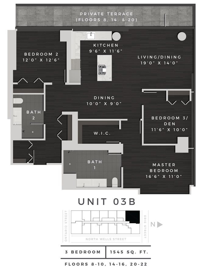 640 N Wells Street Unit: 2103
