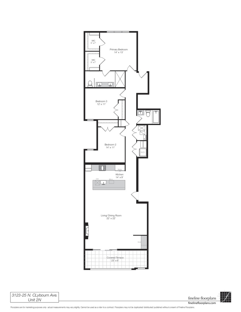 3121 N Clybourn Avenue Unit: 2N