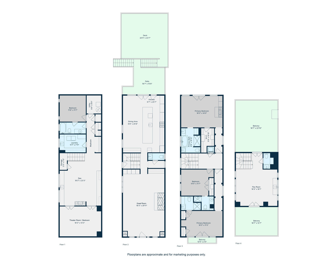 1446 W BELLE PLAINE Avenue