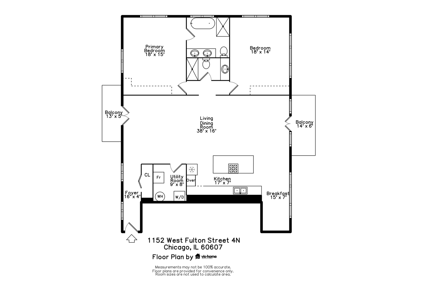 1152 W Fulton Market Unit: 4A
