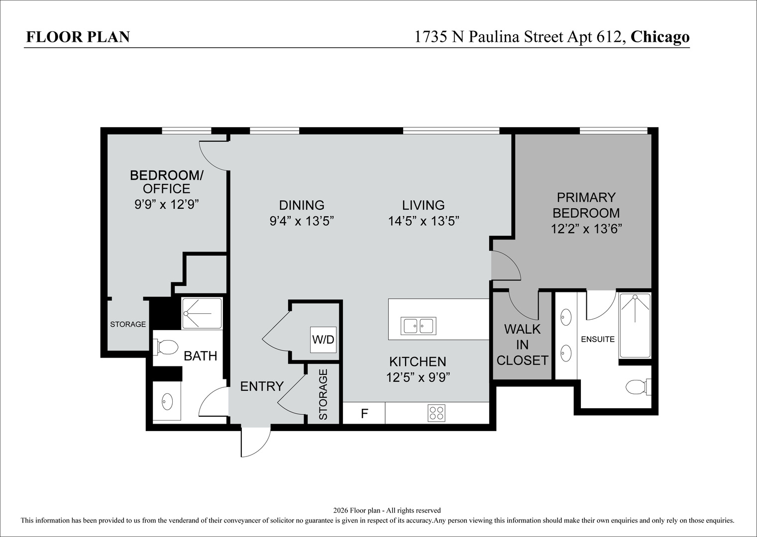 1735 N Paulina Street Unit: 612