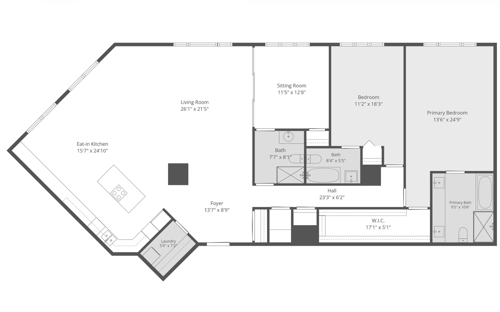 950 N Michigan Avenue Unit: 3802