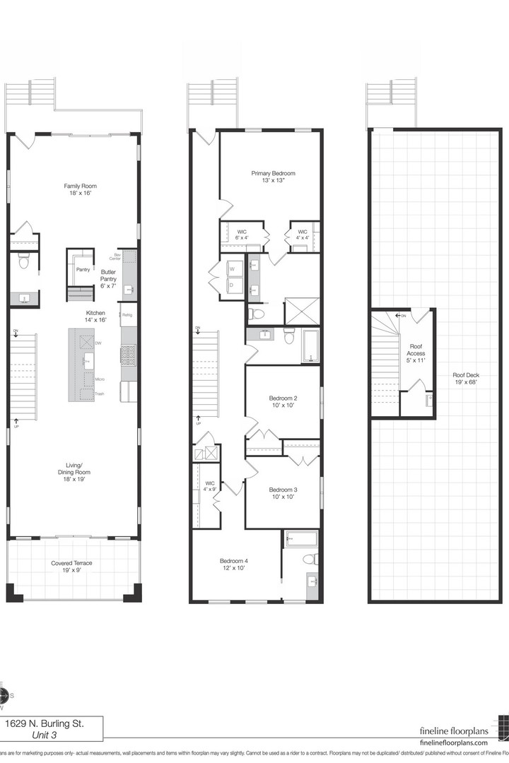 1629 N Burling Street Unit: 3
