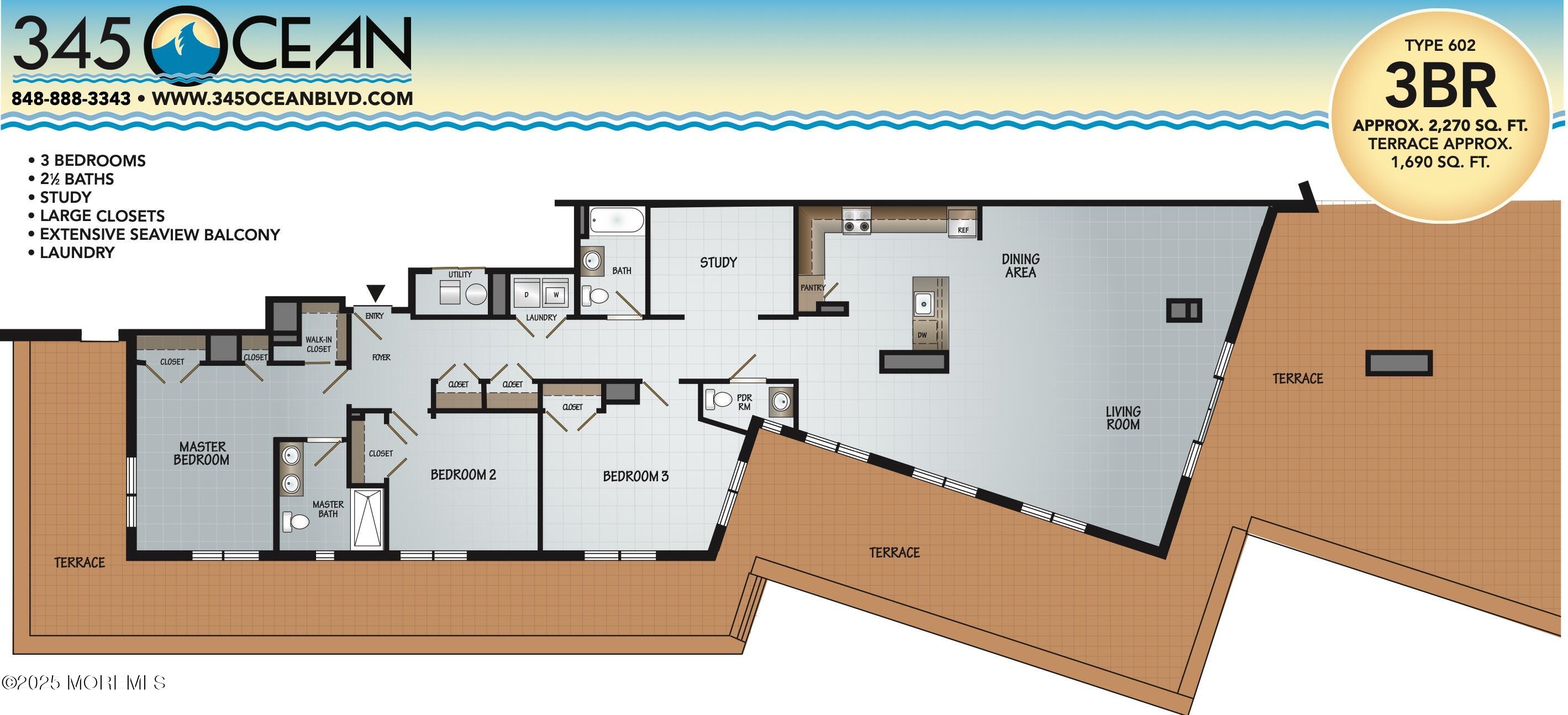 345 Ocean Boulevard, PH 602