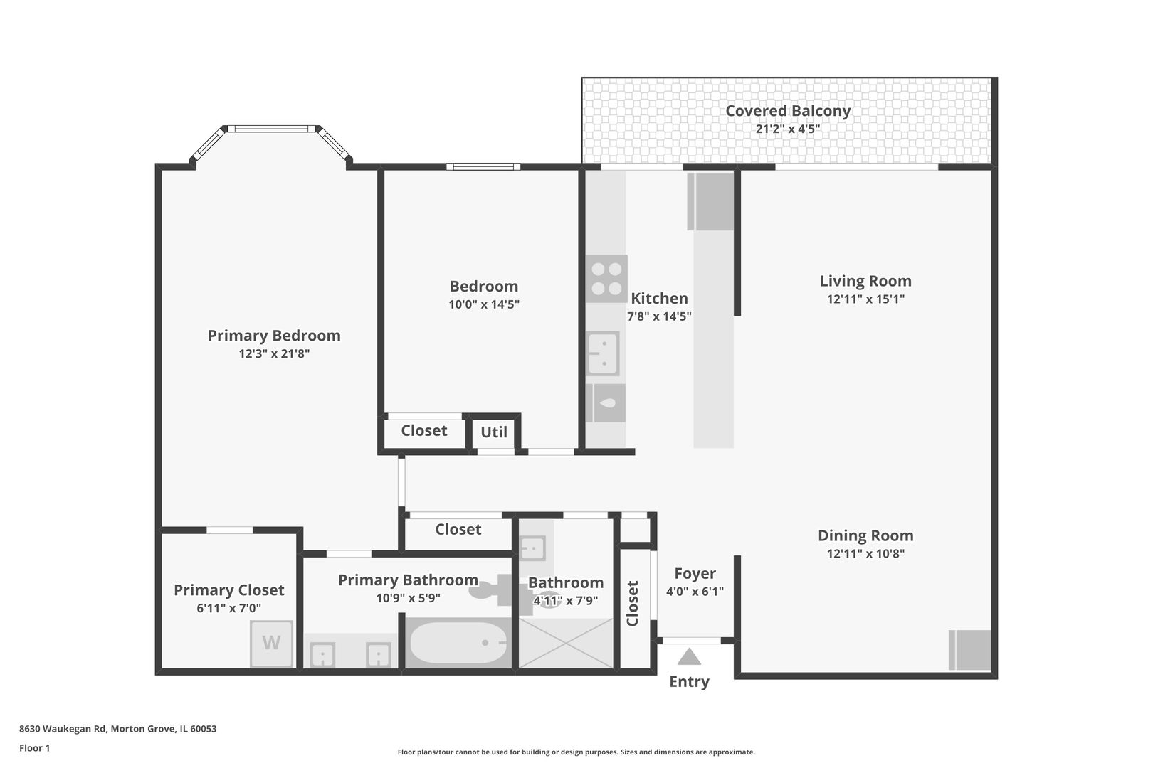 8630 Waukegan Road Unit: 414