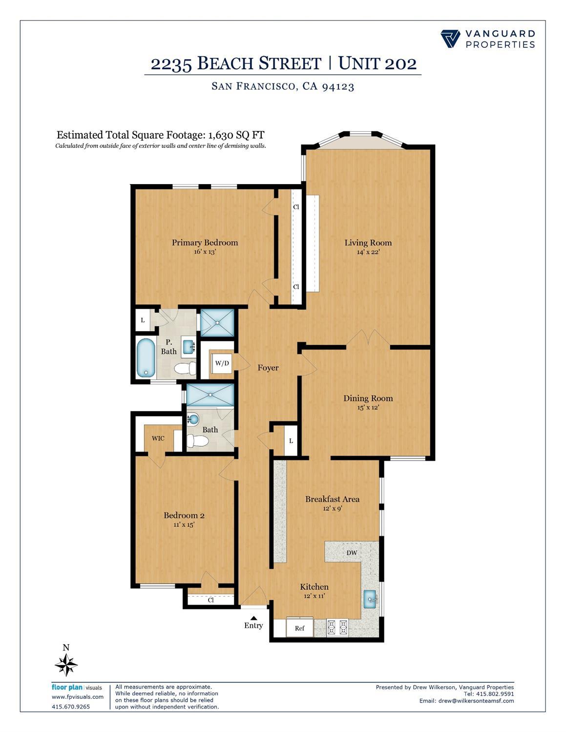 2235 Beach Street Unit: 202