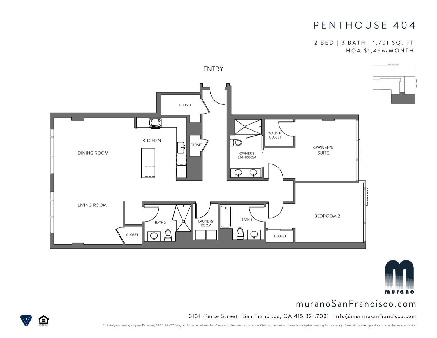 3131 Pierce Street Unit: 404