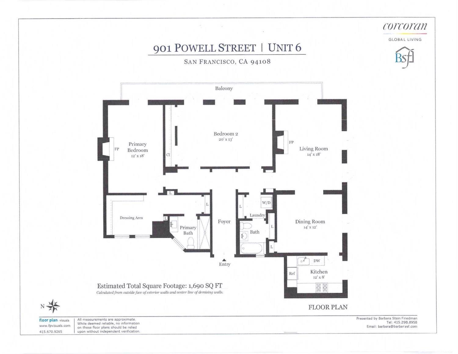 901 Powell Street Unit: 6