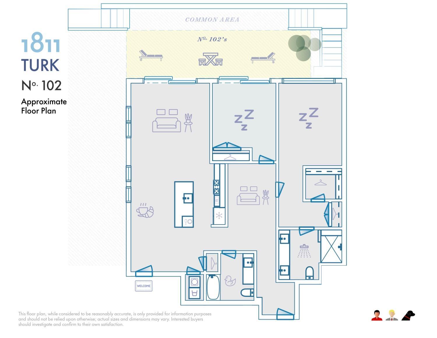 1811 Turk Boulevard Unit: 102