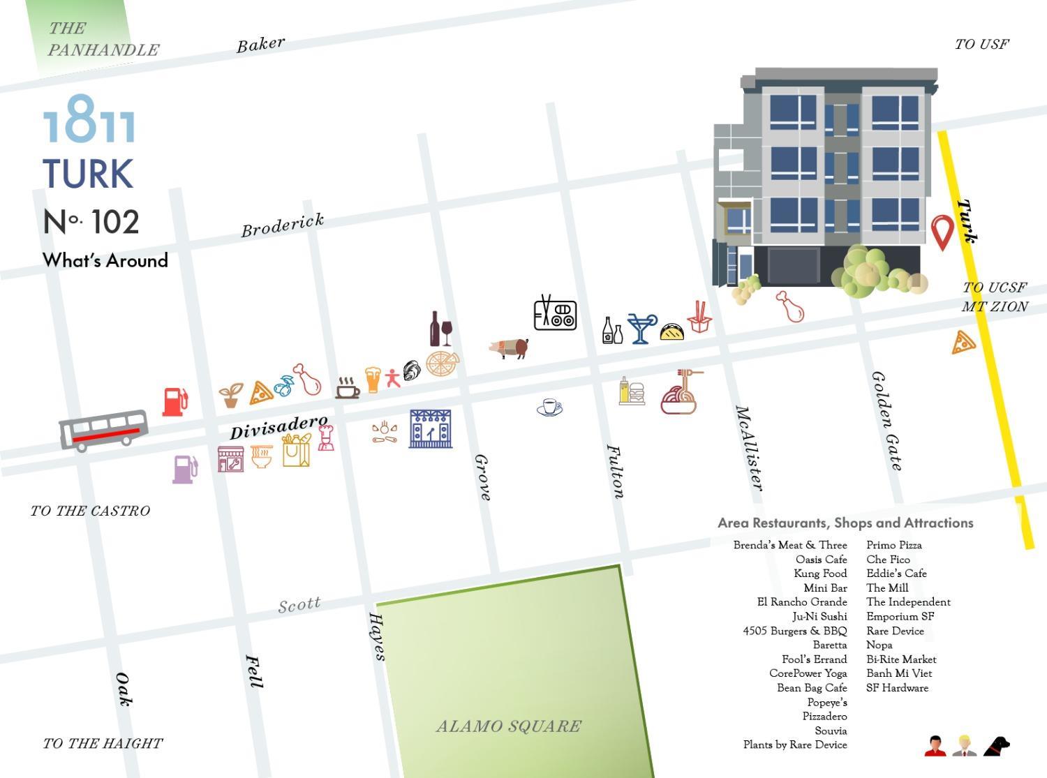 1811 Turk Boulevard Unit: 102