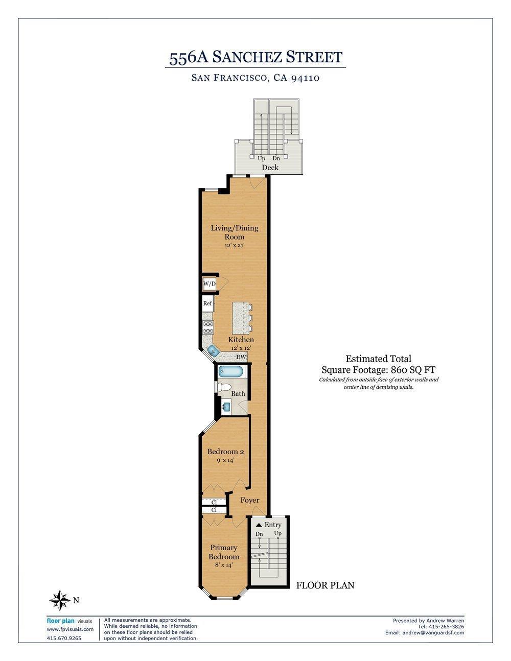 556 Sanchez Street Unit: A