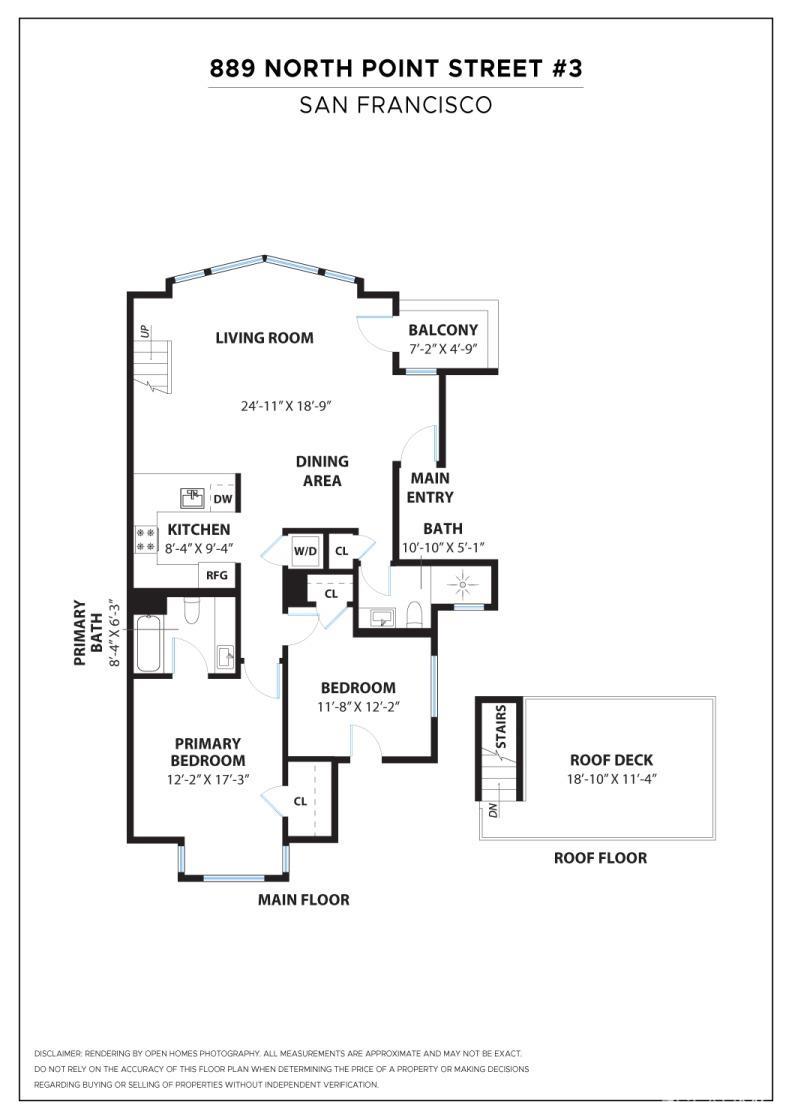 889 North Point Street Unit: 3