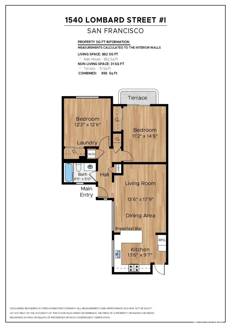 1540 Lombard Street Unit: I