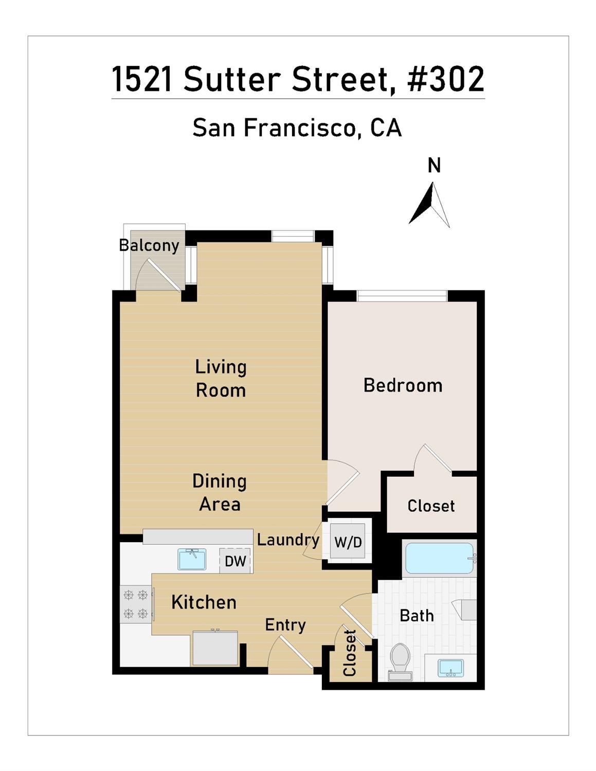 1521 Sutter Street # 302