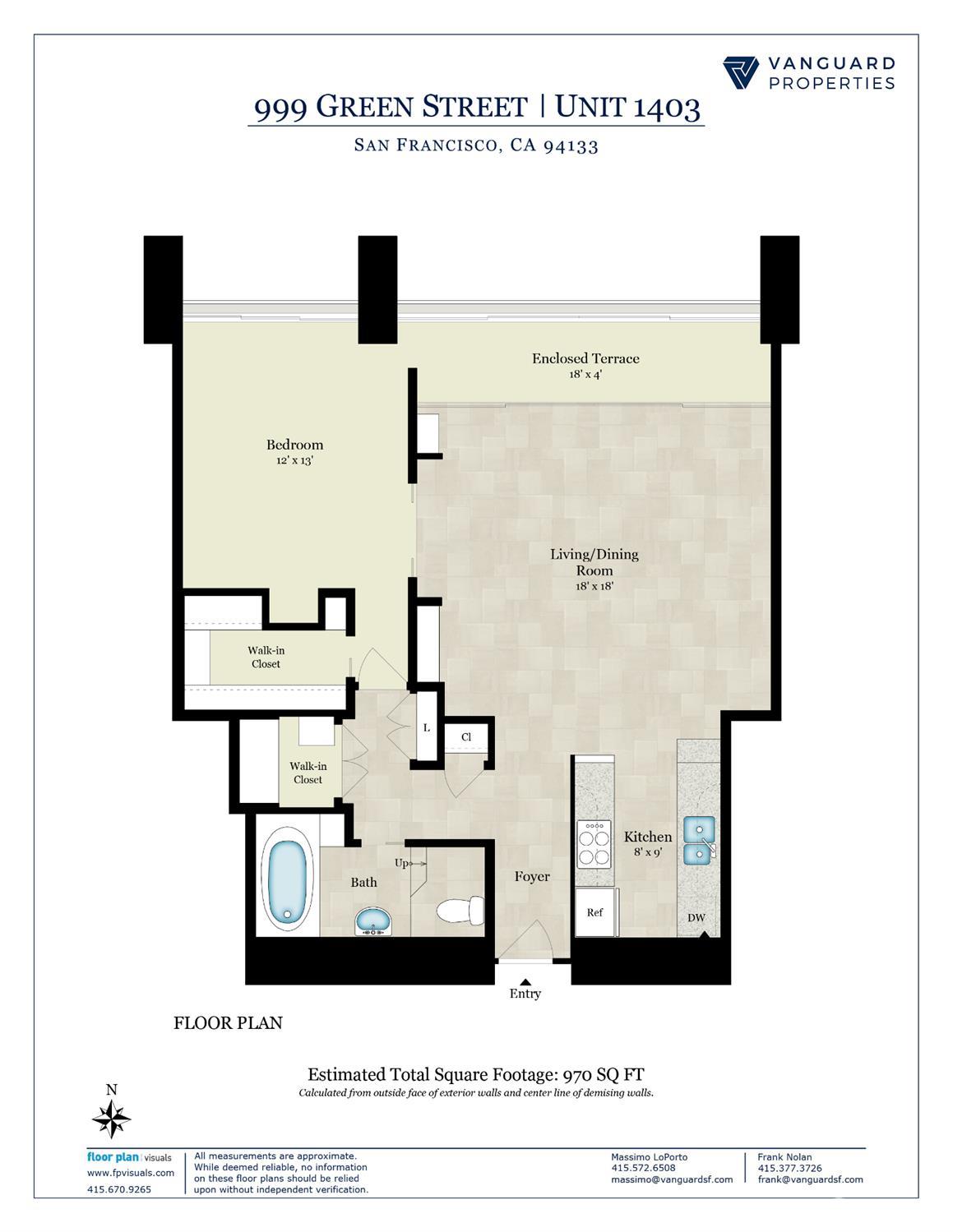 999 Green Street # 1403