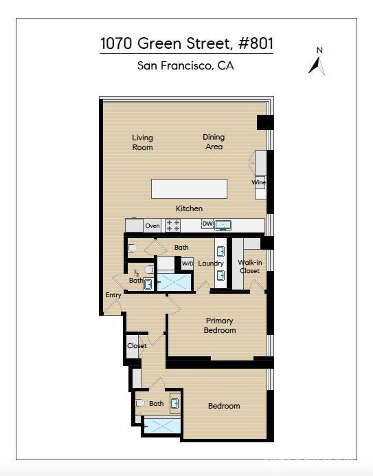 1070 Green Street # 801