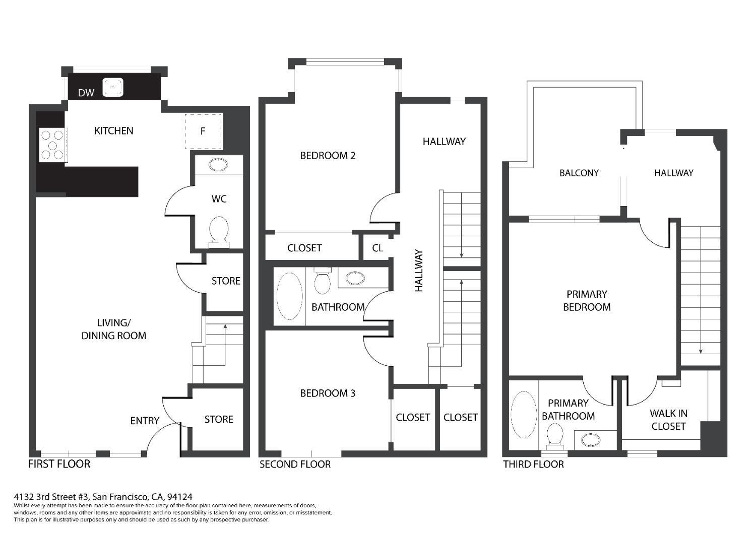 4132 3rd Street # 3, San Francisco Unit: 3