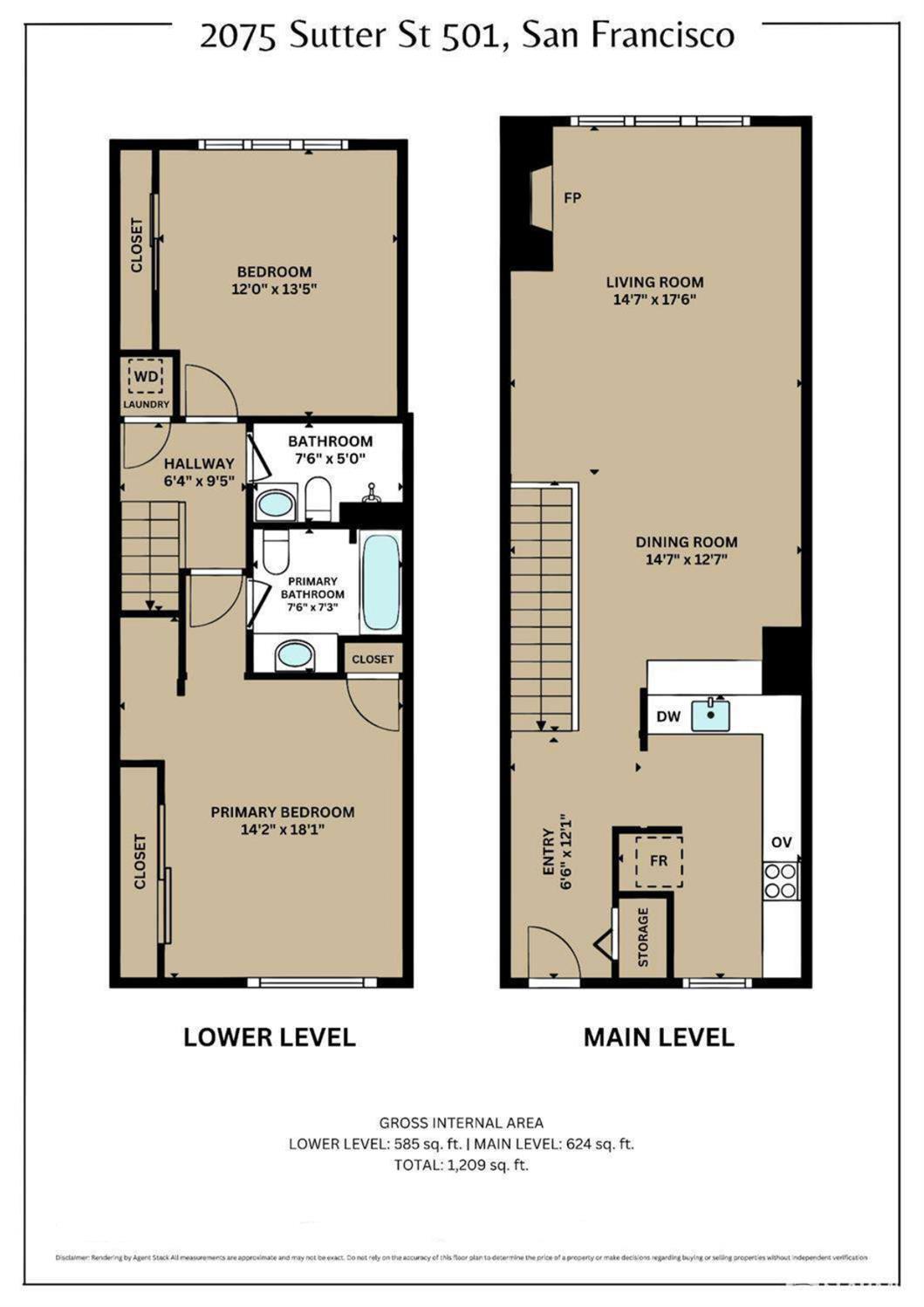 2075 Sutter Street # 501