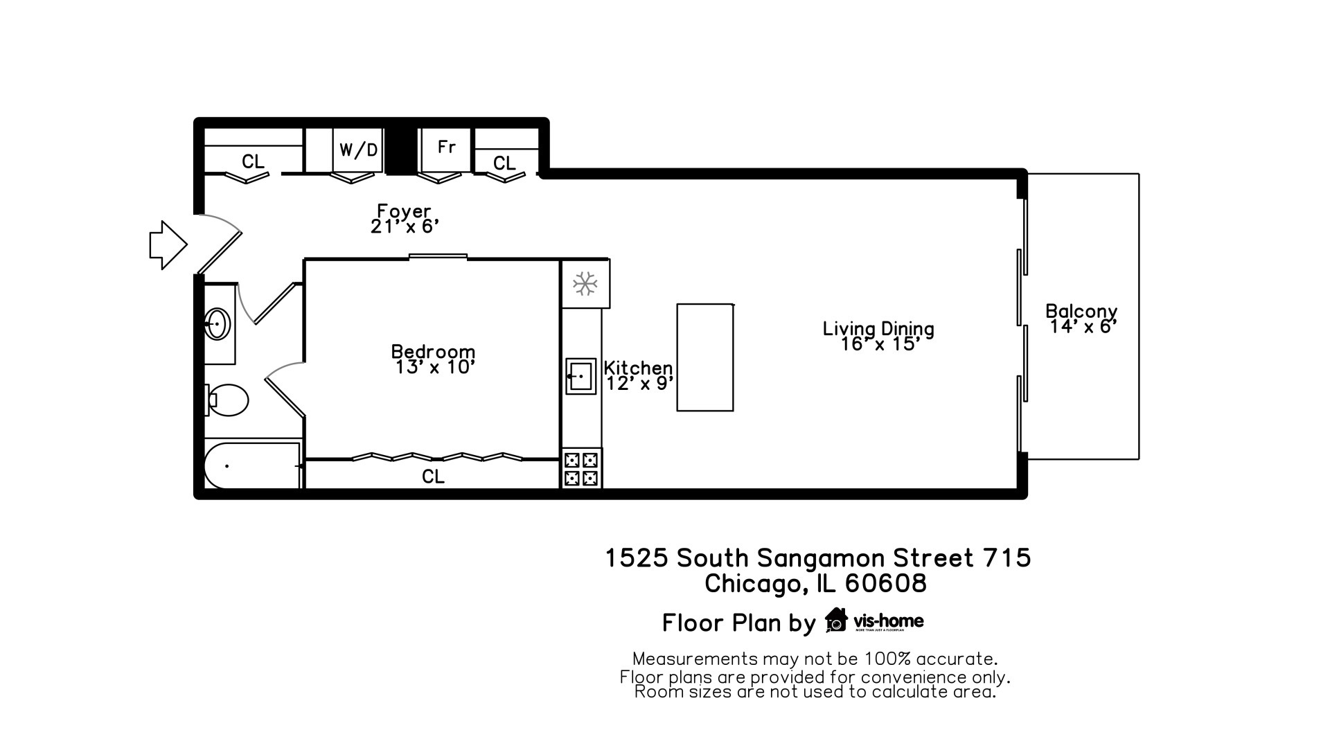 1525 S Sangamon Street Unit: 715