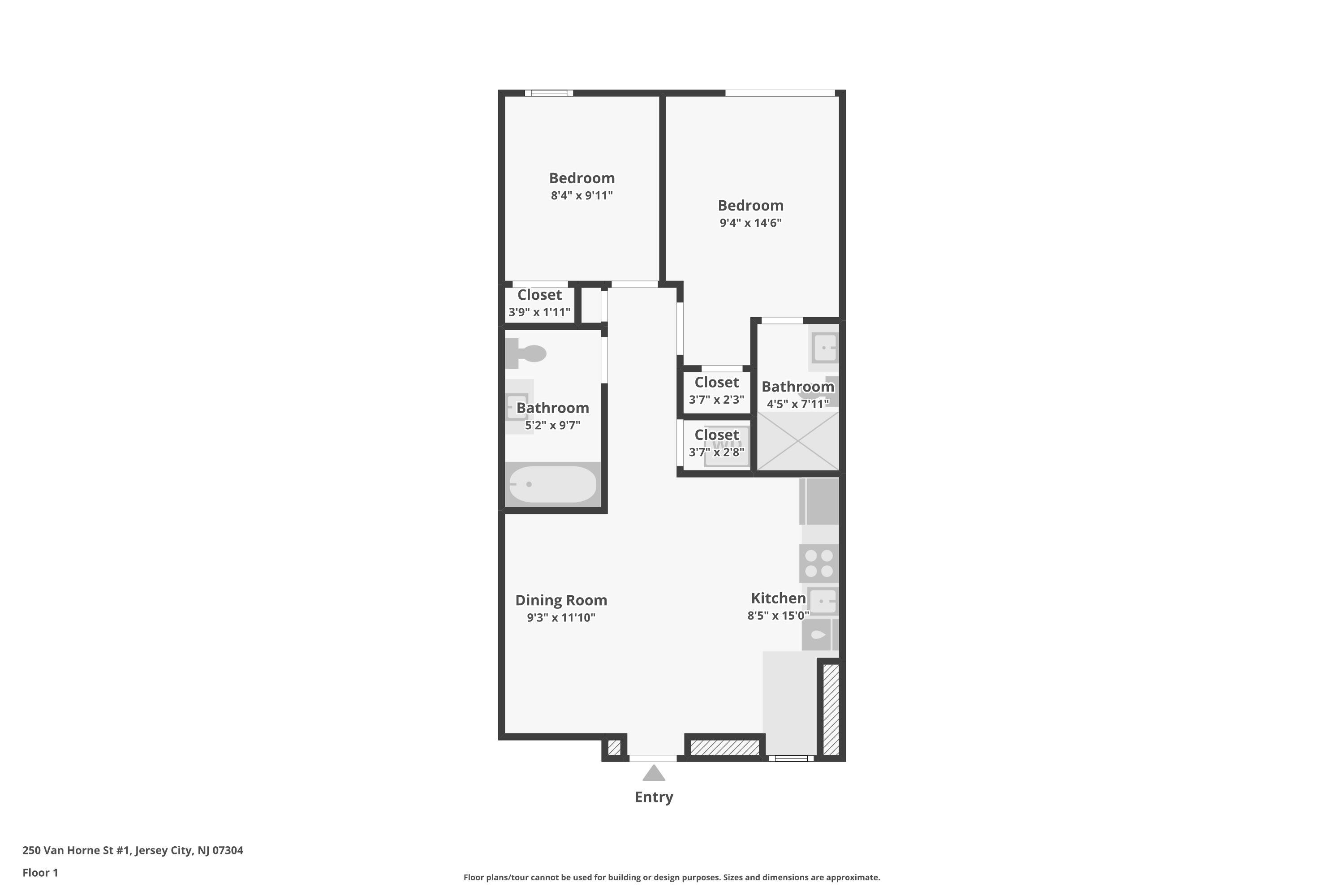 250 VAN HORNE ST Unit: 1