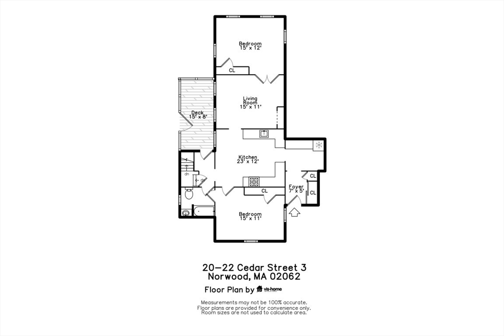 20-22 Cedar St # 3, Norwood Unit: 3