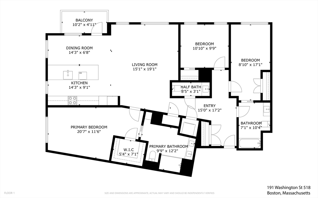 191 Washington Street # 518