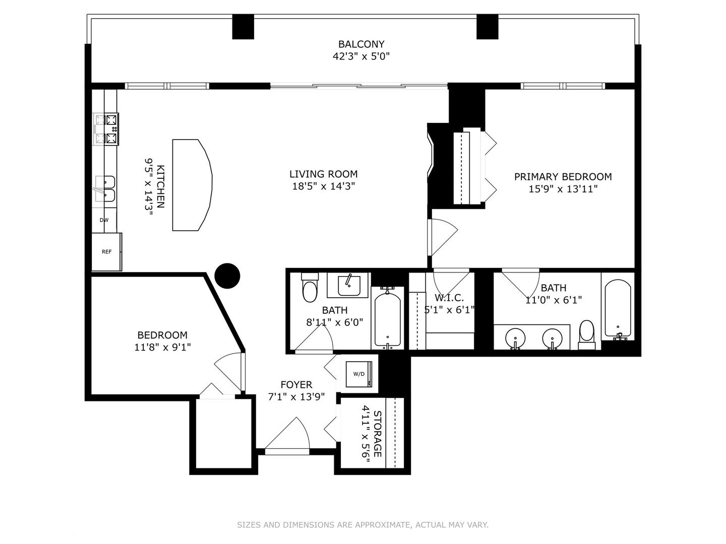 700 N Larrabee Street Unit: 2015